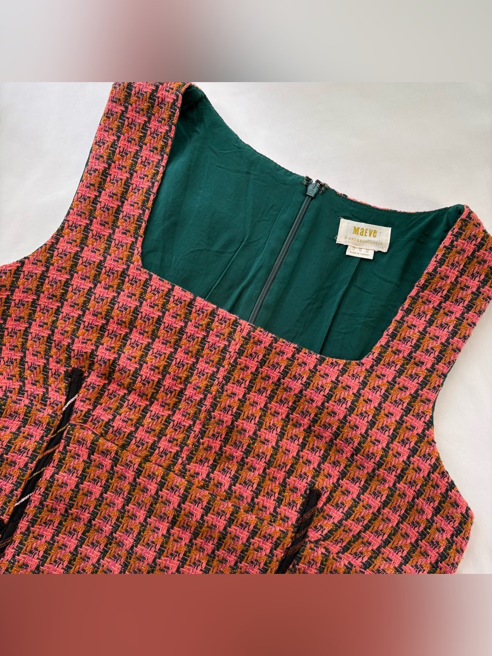 Anthropologie Maeve Tweed Dress Size 12